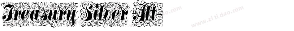 Treasury Silver Alt字体转换